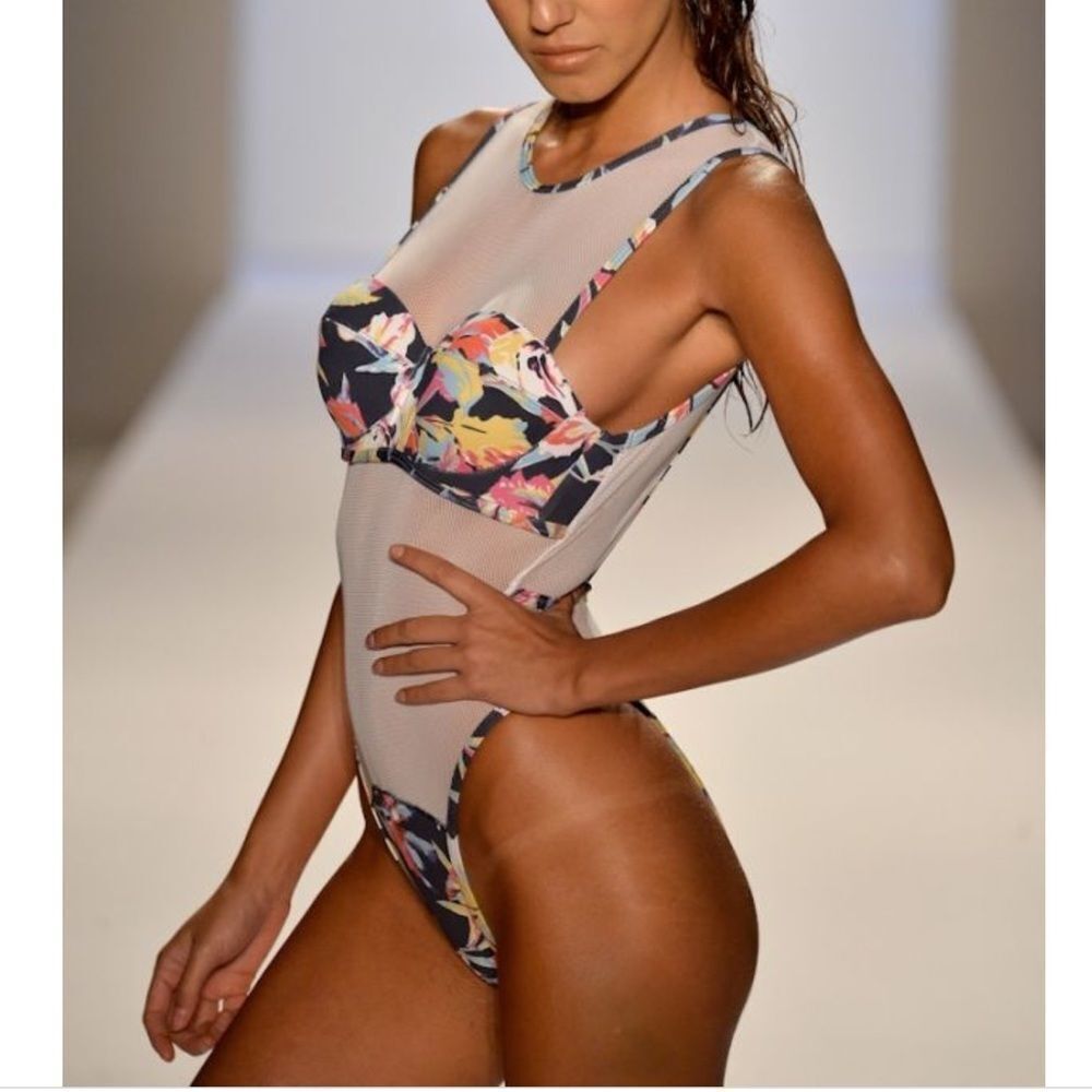 Minimale Animale Mesh One Piece Bathing Suit